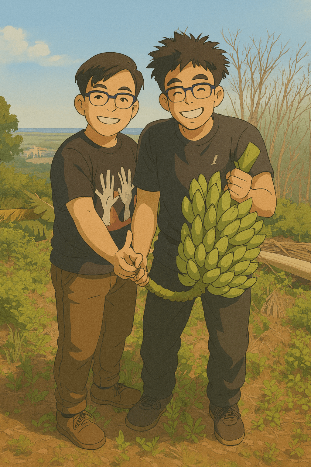 小農自得其樂的收穫