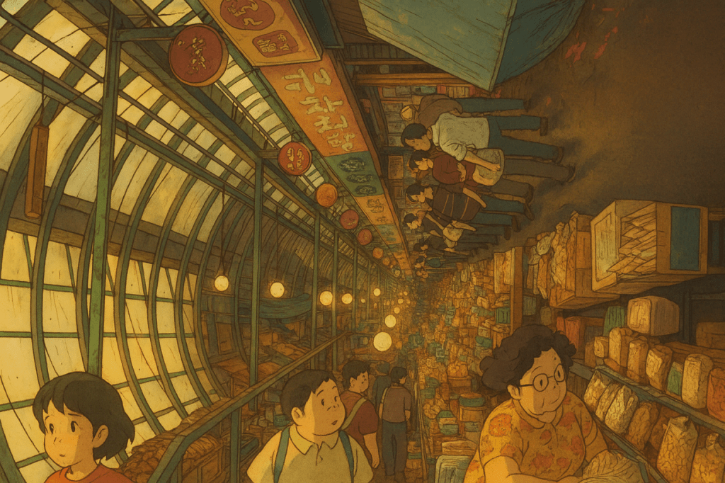 夢幻的韓國傳統市場