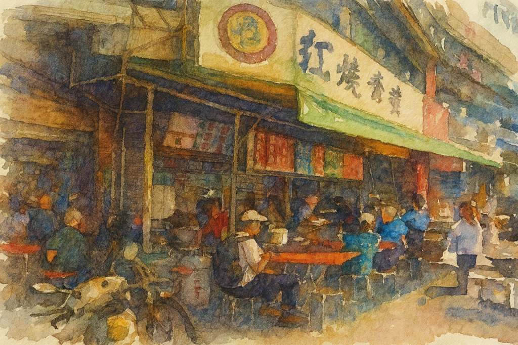 台灣街頭懷舊的韻味~紅燒青蛙