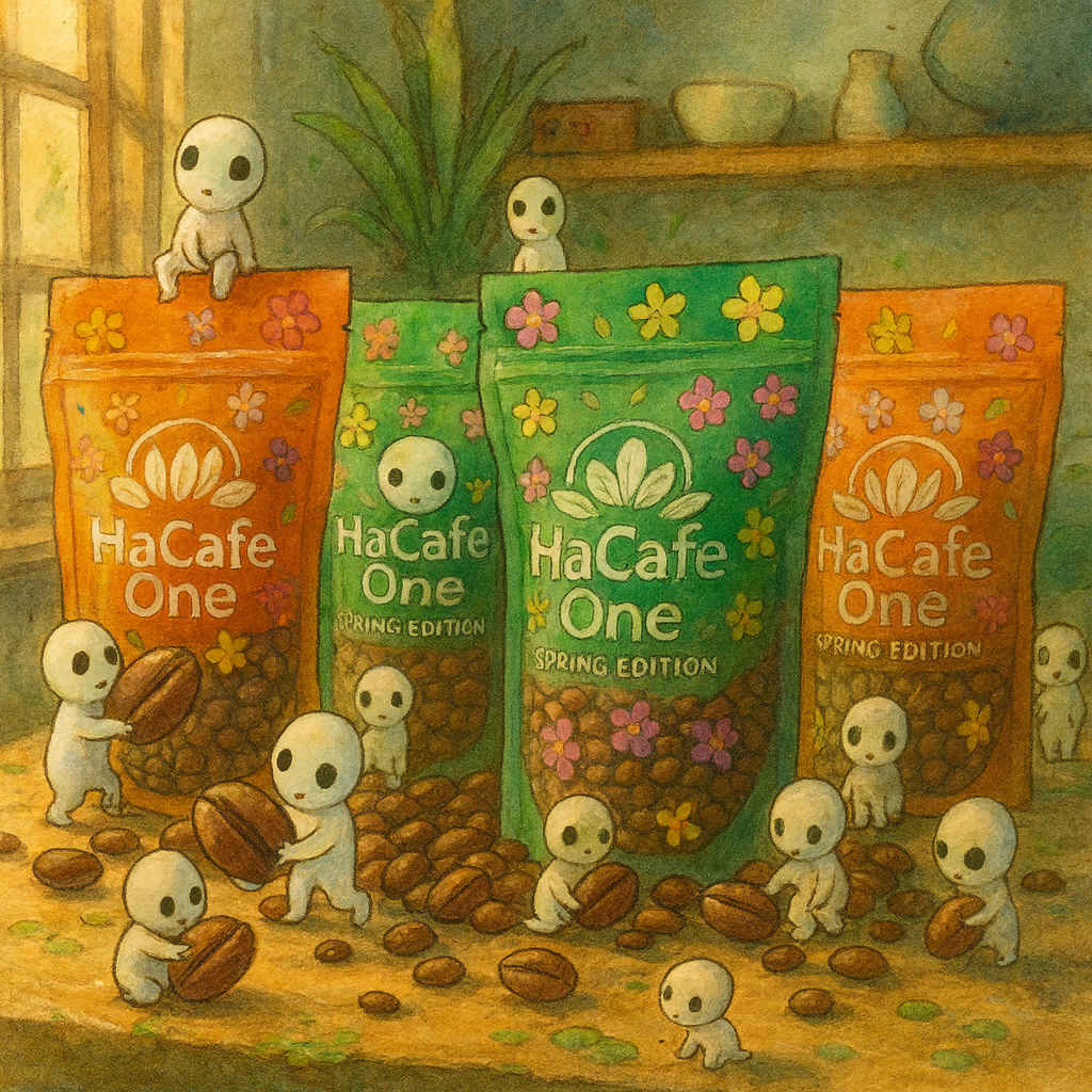 加入森林小精靈魔法元素的咖啡