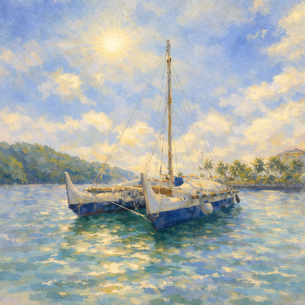 帛琉航海船